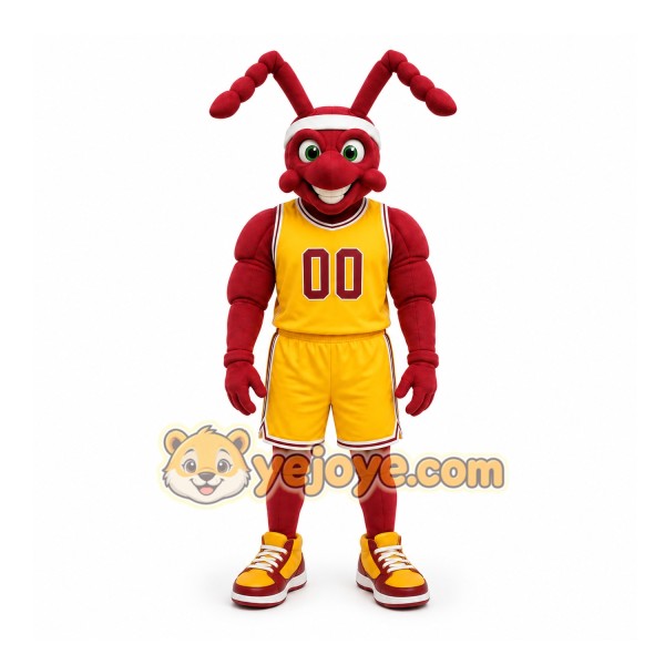 Red Ant Mascot Costume for Sports Events Red Ant Mascot Costume for Sports Events