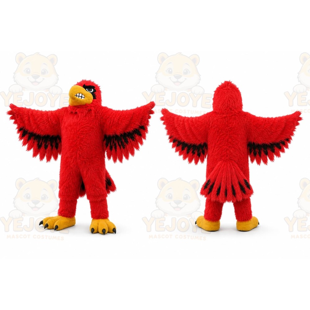 Red Bird Mascot Costume for Sports Events