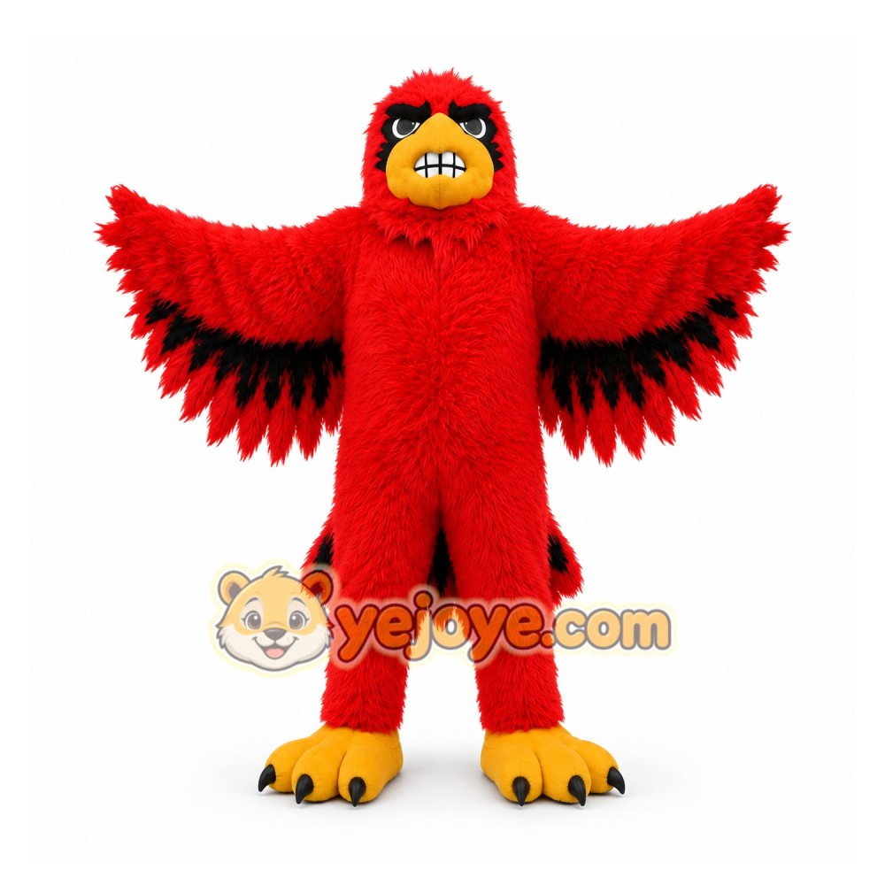 Red Bird Mascot Costume for Sports Events Red Bird Mascot Costume for Sports Events