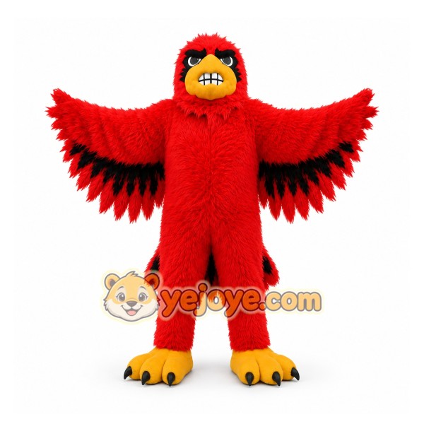 Red Bird Mascot Costume for Sports Events