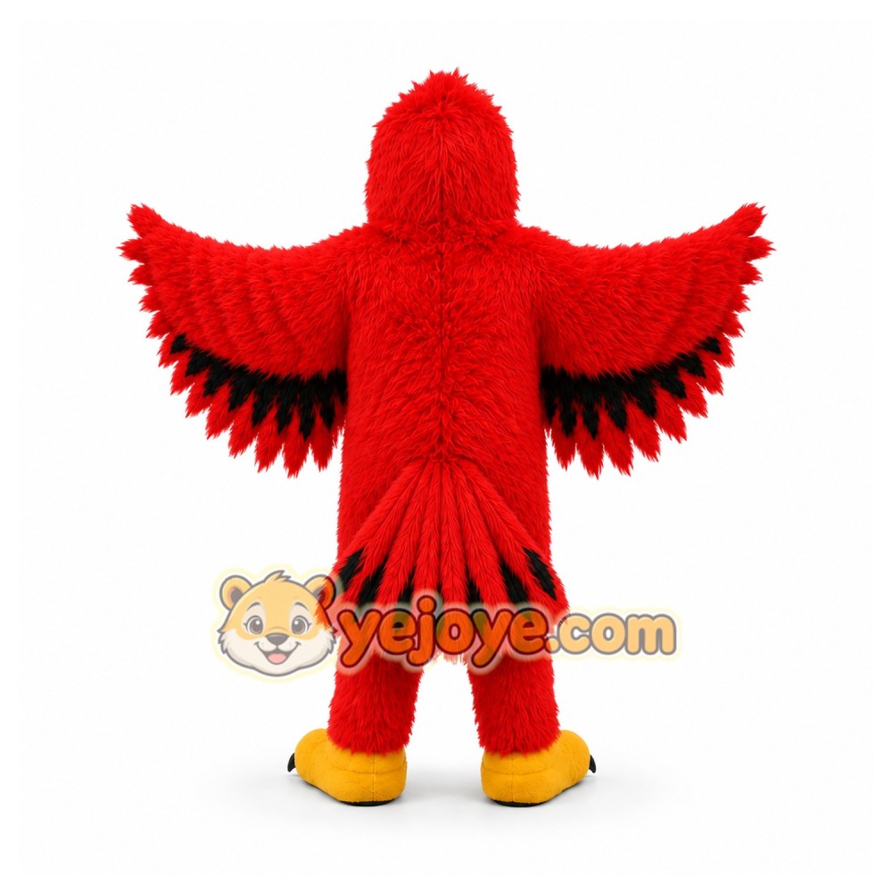 Red Bird Mascot Costume for Sports Events Red Bird Mascot Costume for Sports Events