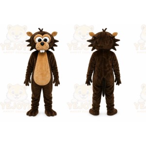 Brown Beaver Mascot Costume for Events and Promotions