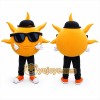 Orange Sun Mascot Costume for Events and Promotions Orange Sun Mascot Costume for Events and Promotions