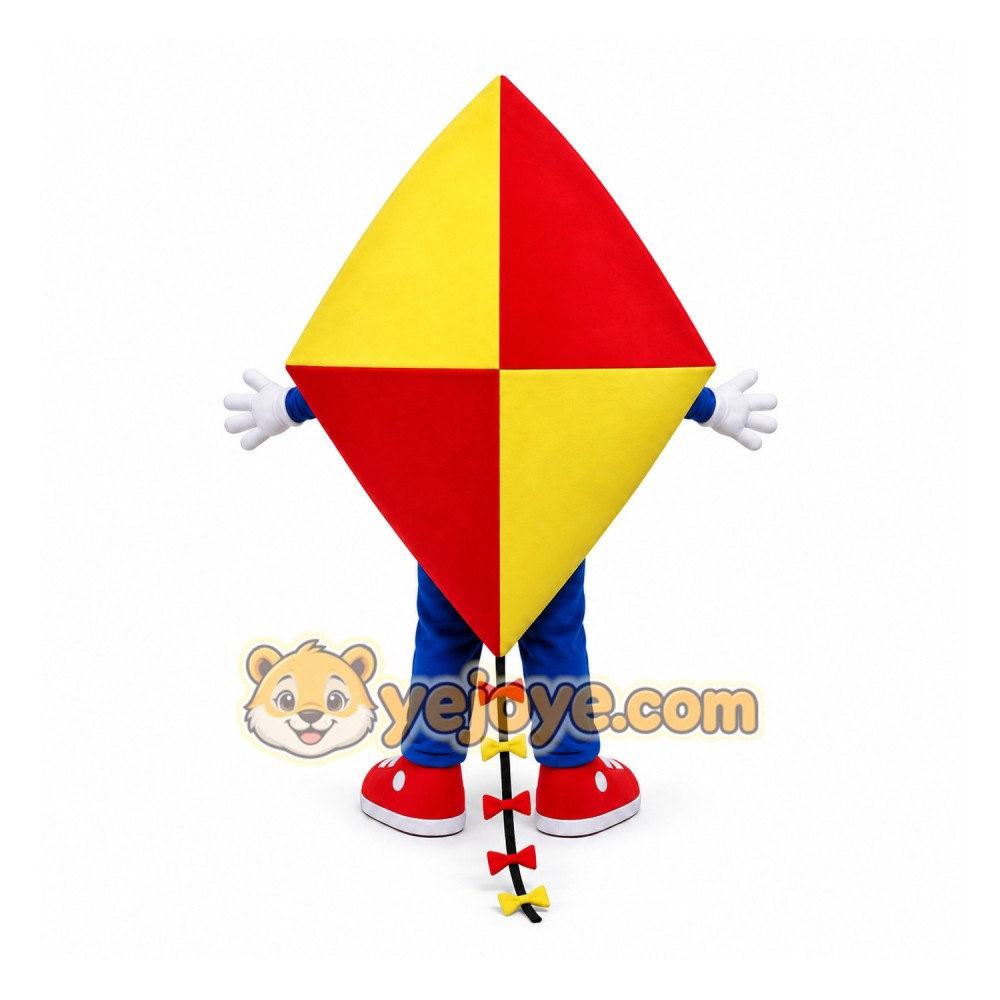 Red Kite Mascot Costume for Events and Promotions Red Kite Mascot Costume for Events and Promotions