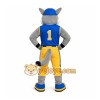 Blue Wolf Mascot Costume for Events and Promotions