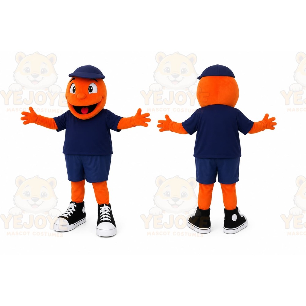 Orange Orange Fruit Mascot Costume for Events and Promotions
