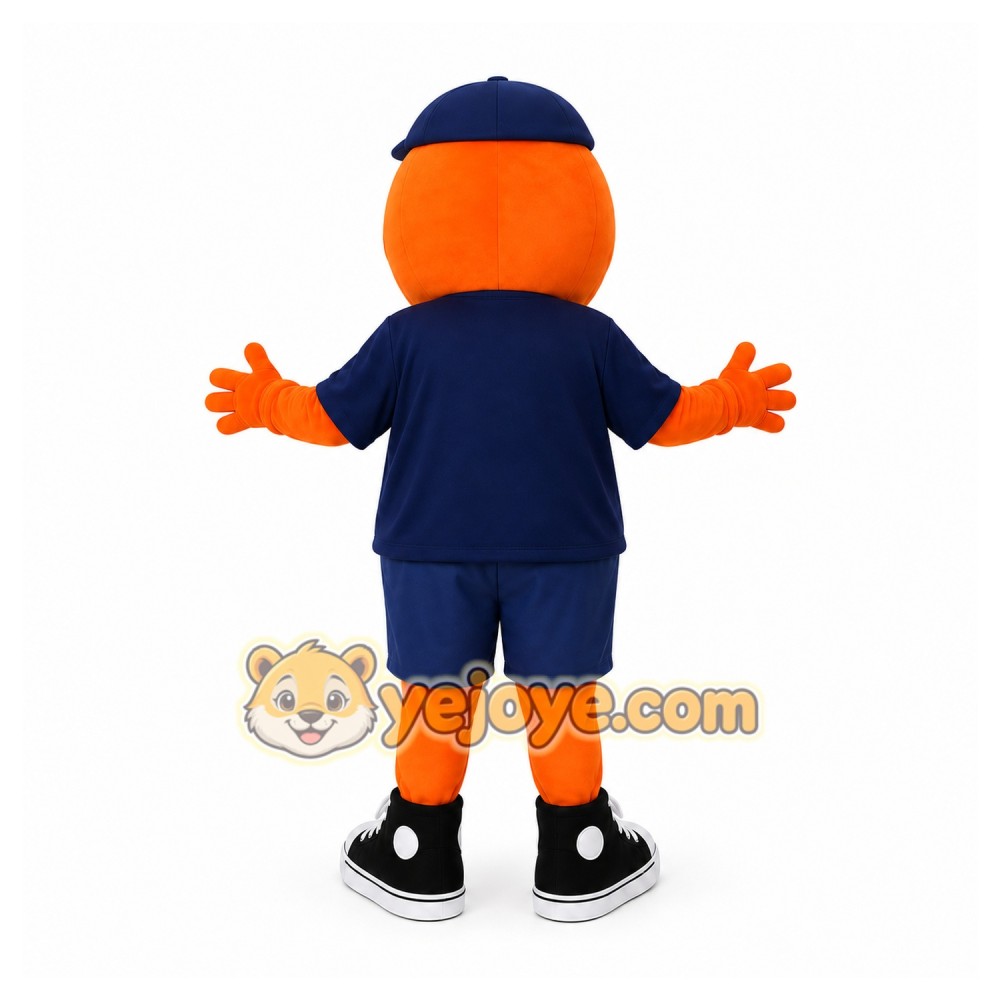 Orange Orange Fruit Mascot Costume for Events and Promotions Orange Orange Fruit Mascot Costume for Events and Promotions