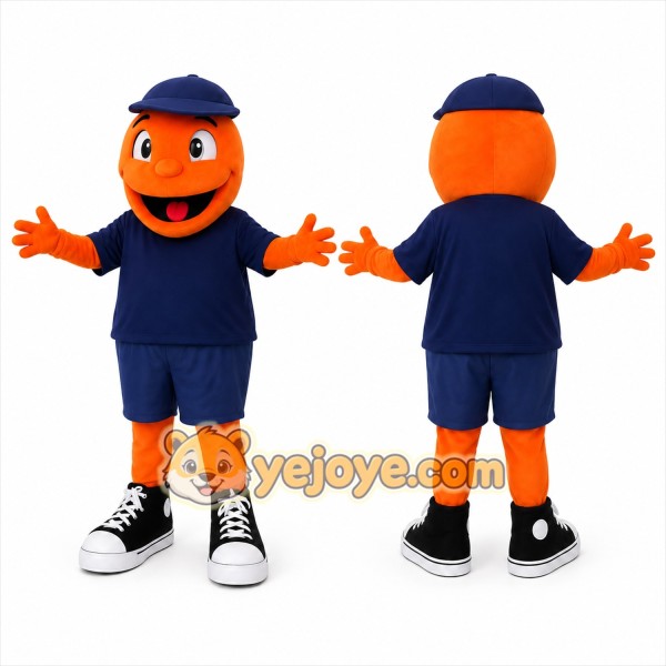 Orange Orange Fruit Mascot Costume for Events and Promotions