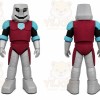 Gray Robot Mascot Costume for Events and Promotions