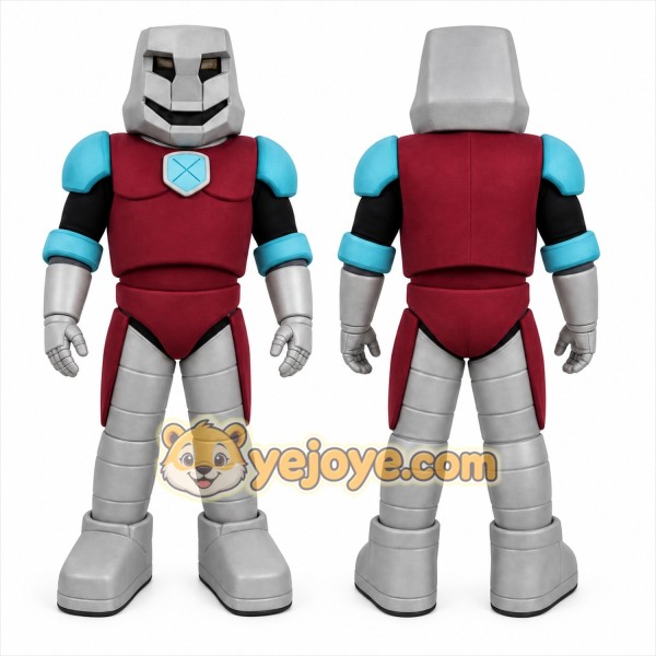Gray Robot Mascot Costume for Events and Promotions