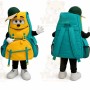Yellow Backpack Mascot Costume for Events and Promotions