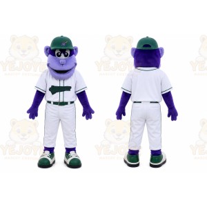 Purple Ape Mascot Costume for Sports Events