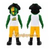 Green Pirate Mascot Costume for Sports Events
