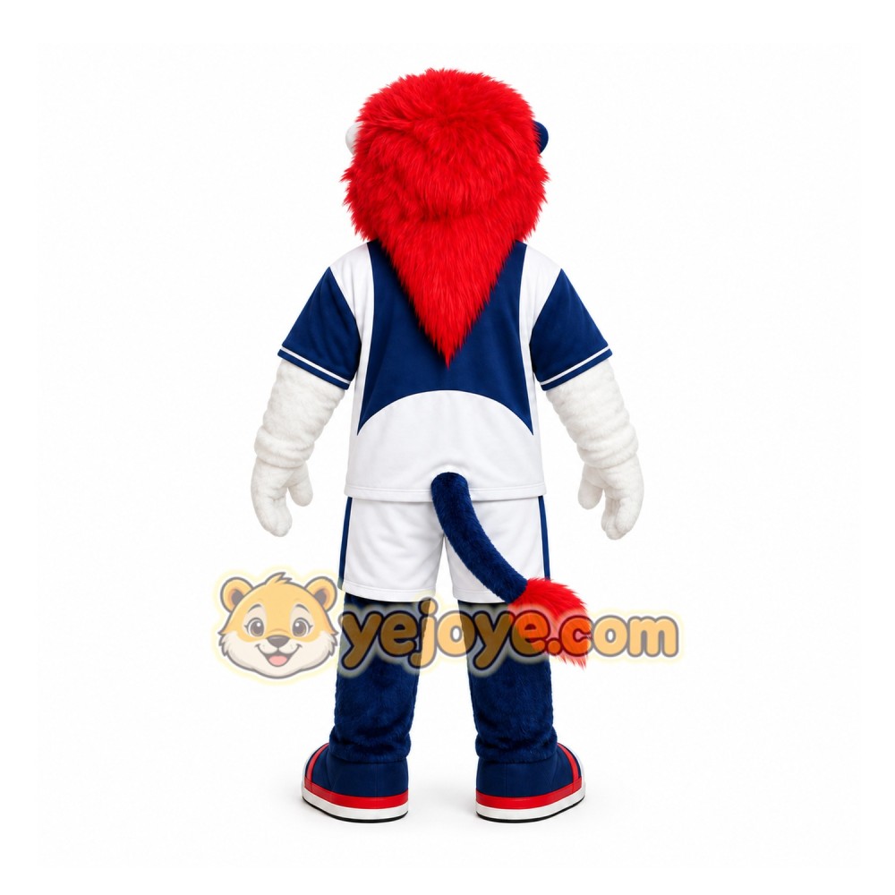 White Lion Mascot Costume for Sports Events White Lion Mascot Costume for Sports Events