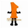Orange Number One Mascot Costume for Events and Promotions Orange Number One Mascot Costume for Events and Promotions