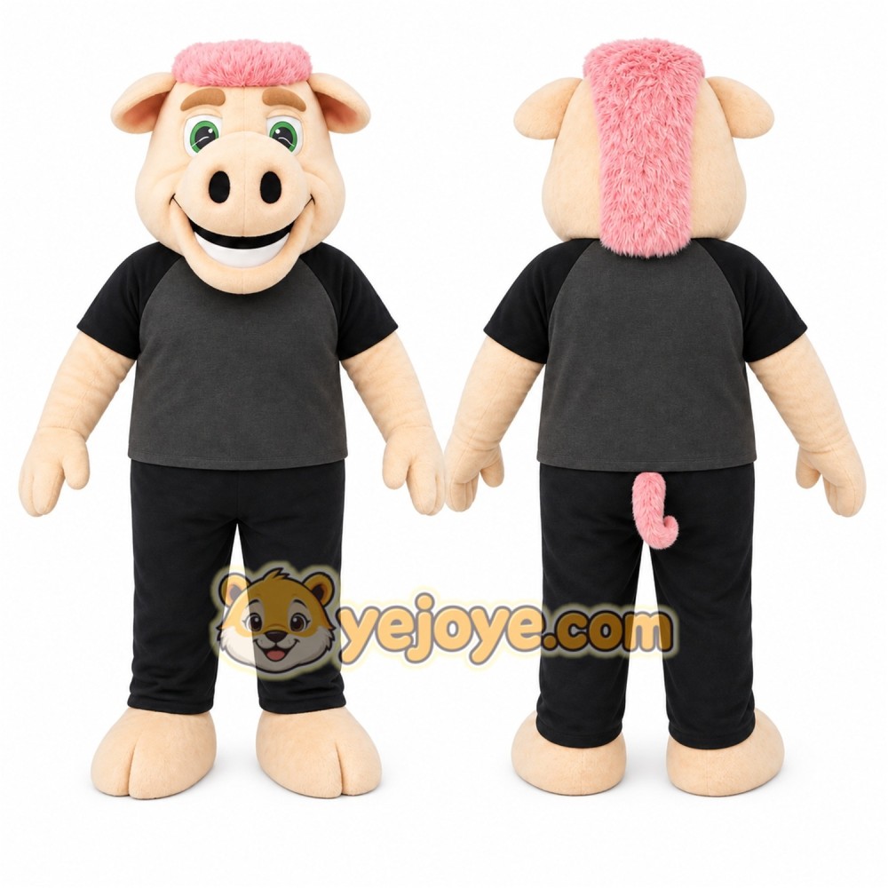 Pink Pig Mascot Costume for Events and Promotions Pink Pig Mascot Costume for Events and Promotions