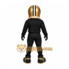 Black Football Player Mascot Costume for Sports Events Black Football Player Mascot Costume for Sports Events