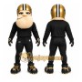 Black Football Player Mascot Costume for Sports Events