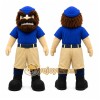 Blue Baseball Player Mascot Costume for Sports Events Blue Baseball Player Mascot Costume for Sports Events