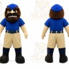 Blue Baseball Player Mascot Costume for Sports Events