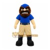 Blue Baseball Player Mascot Costume for Sports Events Blue Baseball Player Mascot Costume for Sports Events