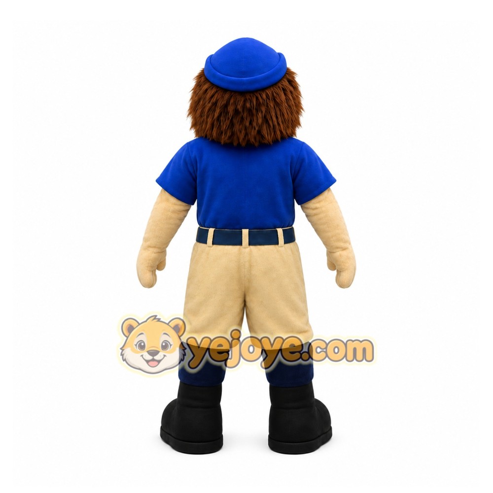 Blue Baseball Player Mascot Costume for Sports Events Blue Baseball Player Mascot Costume for Sports Events