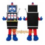 Black Slot Machine Mascot Costume for Events and Promotions