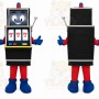 Black Slot Machine Mascot Costume for Events and Promotions