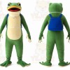 Green Frog Mascot Costume for Events and Promotions