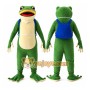 Green Frog Mascot Costume for Events and Promotions