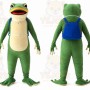 Green Frog Mascot Costume for Events and Promotions