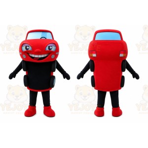 Red Car Mascot Costume for Events and Promotions