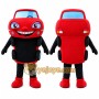 Red Car Mascot Costume for Events and Promotions