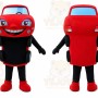 Red Car Mascot Costume for Events and Promotions