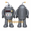 Gray Robot Mascot Costume for Events and Promotions Gray Robot Mascot Costume for Events and Promotions