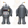 Gray Robot Mascot Costume for Events and Promotions
