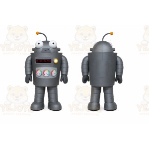 Gray Robot Mascot Costume for Events and Promotions