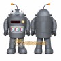Gray Robot Mascot Costume for Events and Promotions