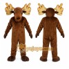 Brown Moose Mascot Costume for Events and Promotions Brown Moose Mascot Costume for Events and Promotions