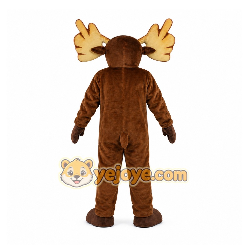 Brown Moose Mascot Costume for Events and Promotions Brown Moose Mascot Costume for Events and Promotions