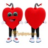 Red Heart Mascot Costume for Holiday Events