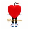 Red Heart Mascot Costume for Holiday Events