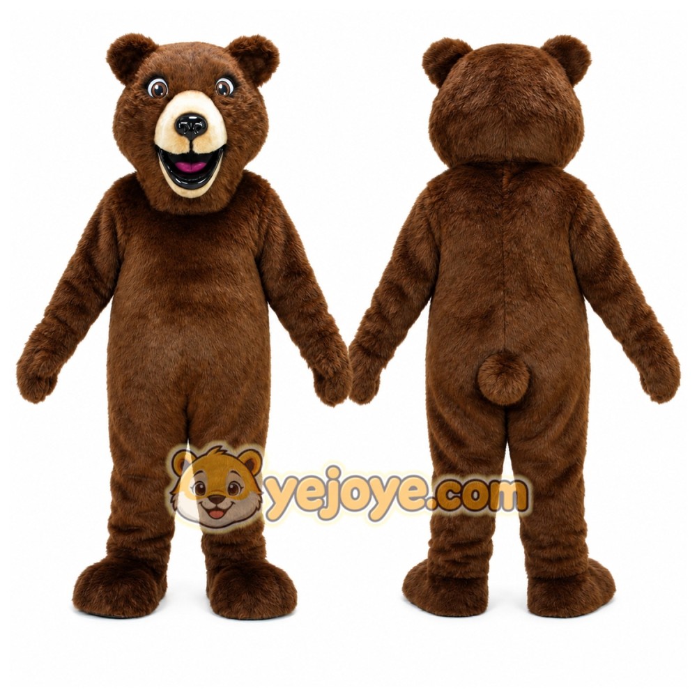 Brown Bear Mascot Costume for Events and Promotions Brown Bear Mascot Costume for Events and Promotions