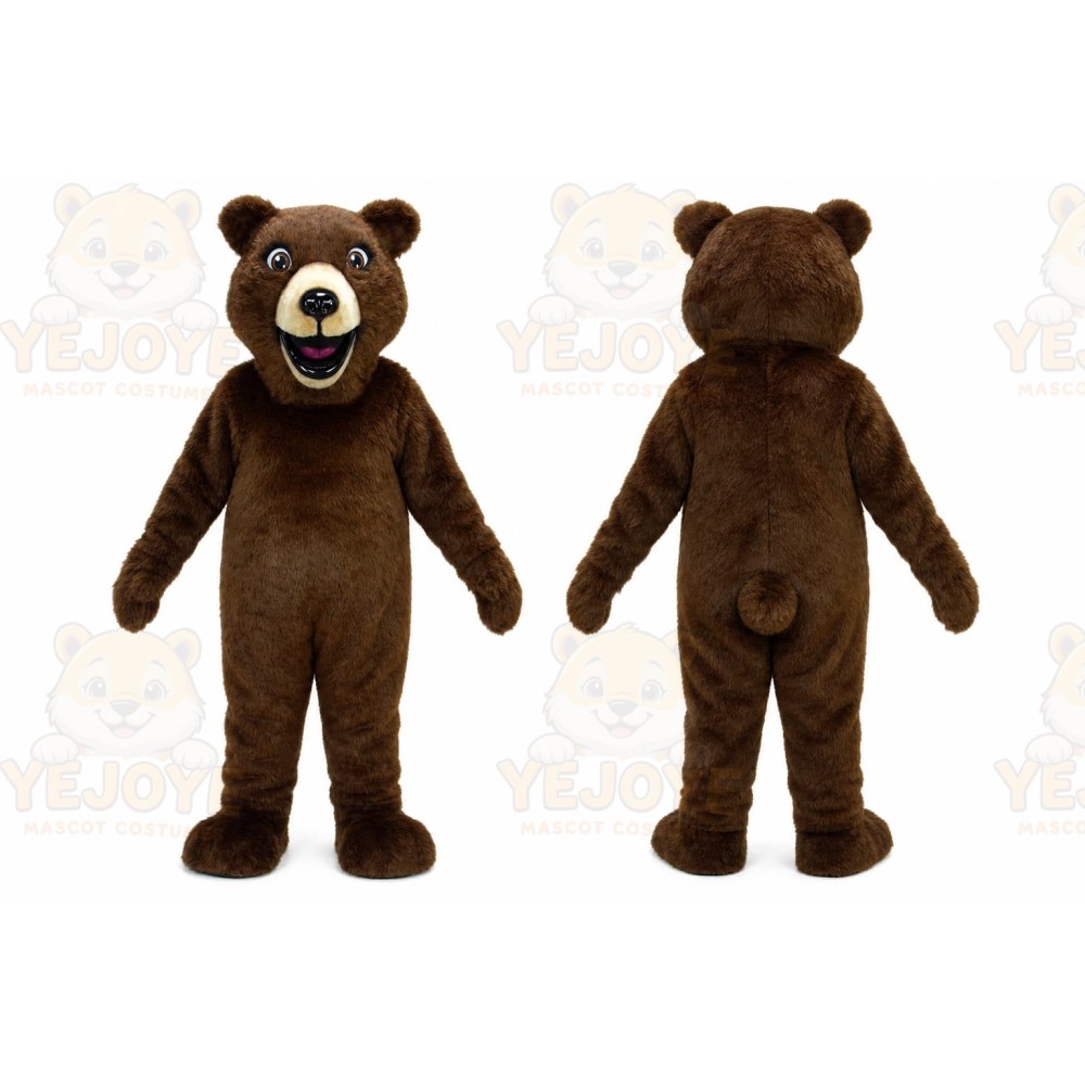 Brown Bear Mascot Costume for Events and Promotions