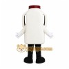 White Milk Carton Mascot Costume for Restaurant Promotions White Milk Carton Mascot Costume for Restaurant Promotions