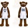 Brown Bear In Sports Uniform Mascot Costume for Sports Events