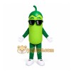 Green Pickle Mascot Costume for Events and Promotions Green Pickle Mascot Costume for Events and Promotions
