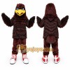 Brown Bird Mascot Costume for Sports Events Brown Bird Mascot Costume for Sports Events