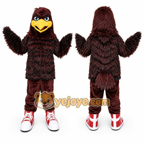 Brown Bird Mascot Costume for Sports Events