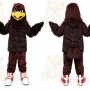 Brown Bird Mascot Costume for Sports Events